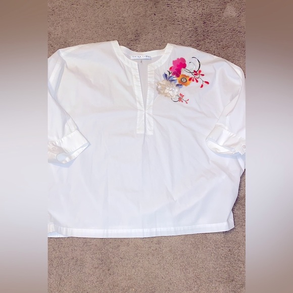 Trina Turk Embroidered blouse - Picture 2 of 3